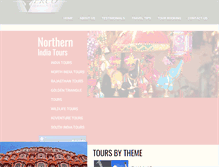 Tablet Screenshot of northernindiatours.com